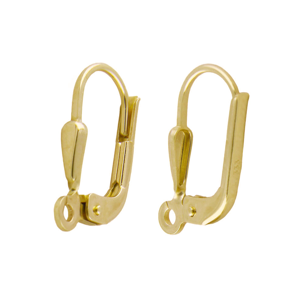 leverback shiny spare part gold 333 8k