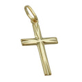 pendant small cross 14kt gold