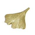 pendant 23x24mm ginkgo leaf shiny 9k gold