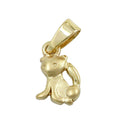 pendant cat 8k gold