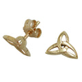 earrings triquera 9k gold