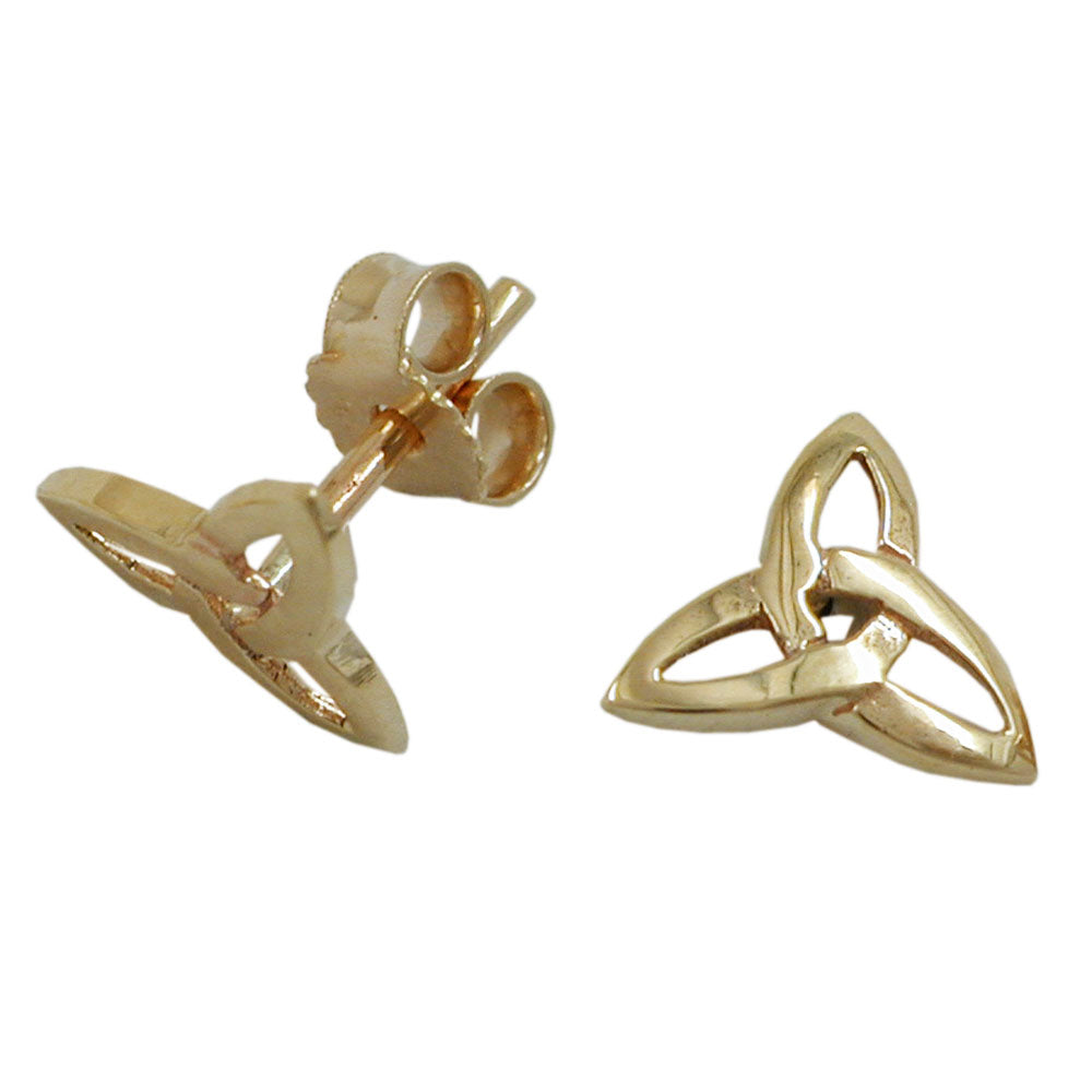 earrings triquera 9k gold
