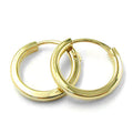 hoop earrings 11mm 9k gold