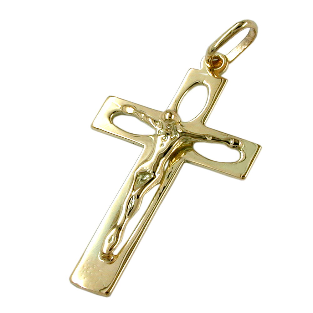 pendant crucifix 14k gold