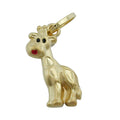 pendant giraffe 9k gold