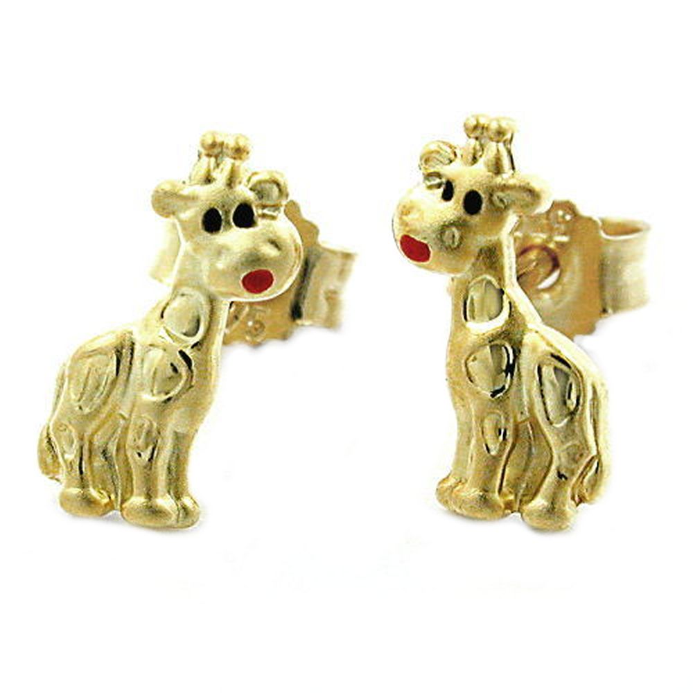 earrings giraffe 9kt gold