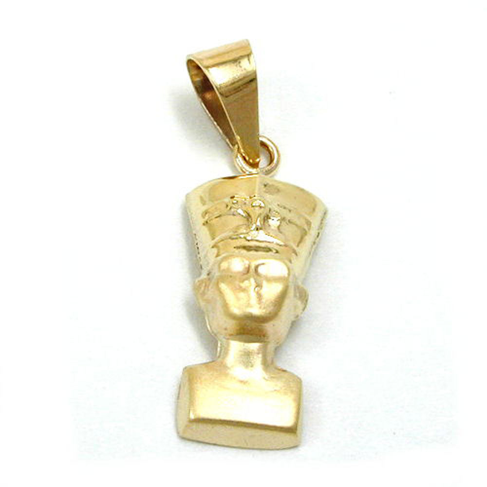 pendant nefertiti 9k gold
