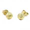 earrings studs ball 5mm 9k gold