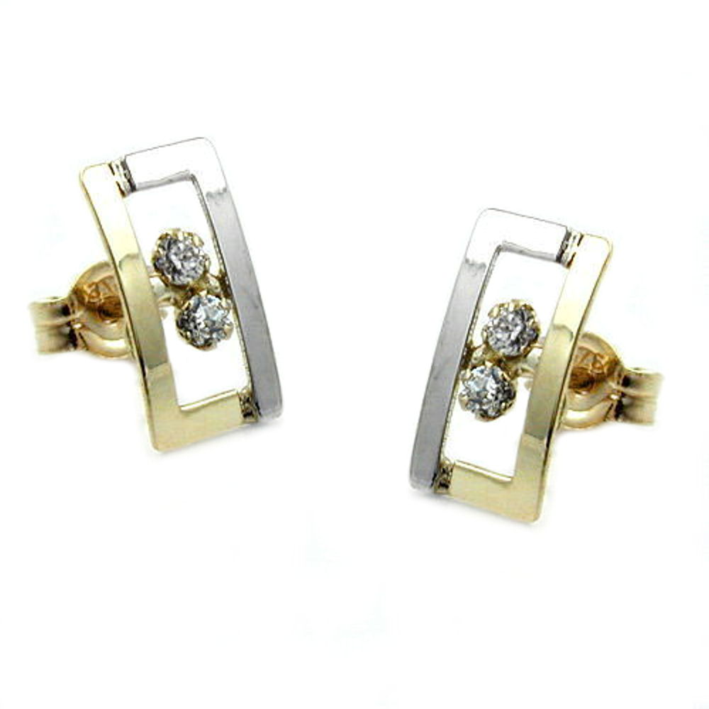 earrings zirconias fantasy 9k gold