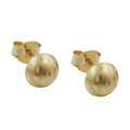 earrings half-round 9k gold