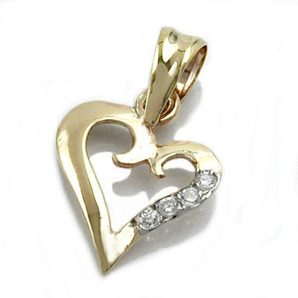 pendant small heart 9kt gold