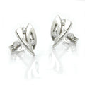 earrings fantasy-design 9k white-gold