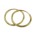 hoop earrings 12mm 9k gold