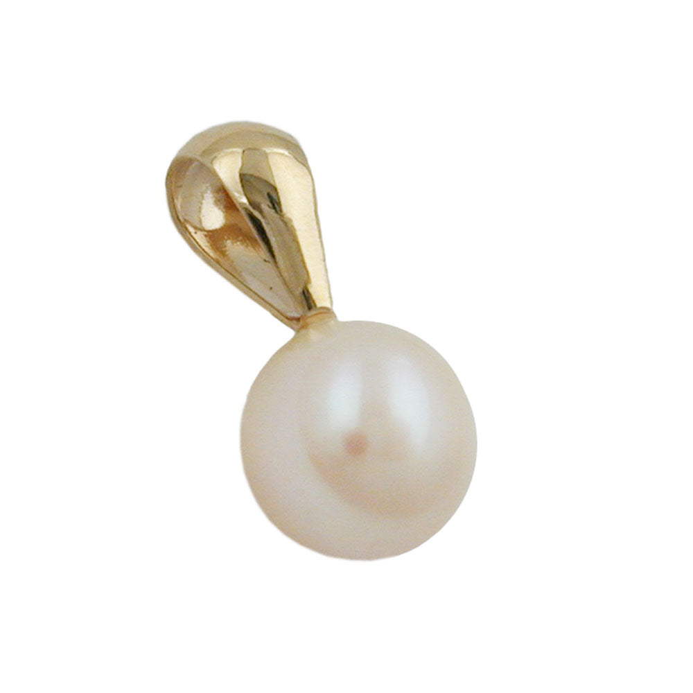 pendant approx. 6mm cultured pearl round 9k gold