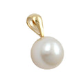 pendant freshwater pearl 8mm 9k gold