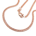 bracelet 19cm doble rombo 9k redgold