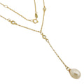 necklace chain 45cm pearl 9k gold