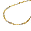 necklace singapore 50cm chain 9k gold