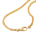 chain byzantine 2x2mm 60cm 8k gold