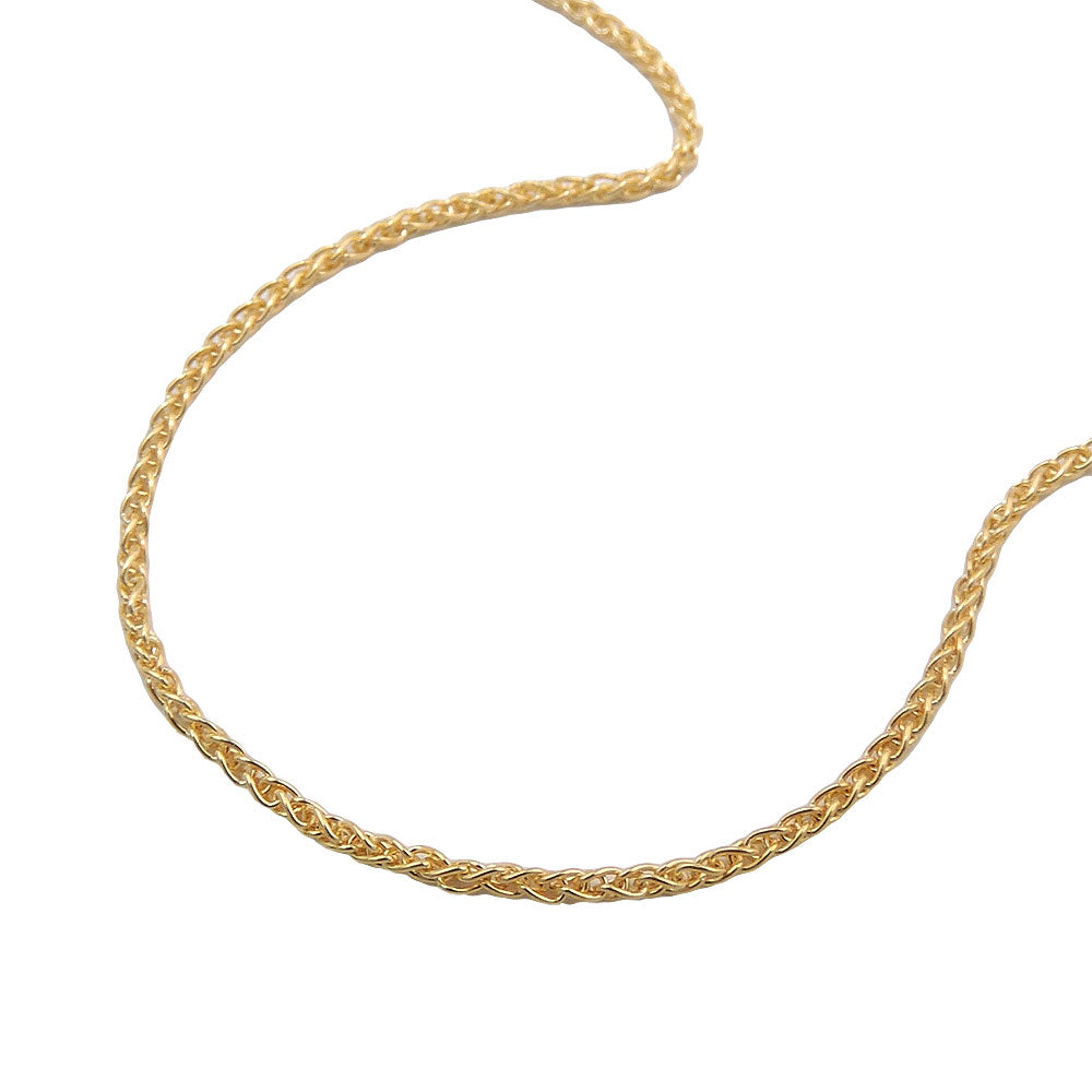 necklace wheat chain 45cm 9k gold